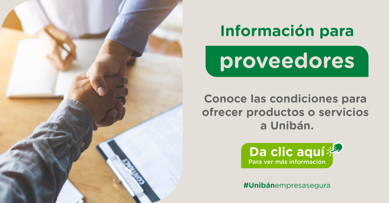 informacion proveedores