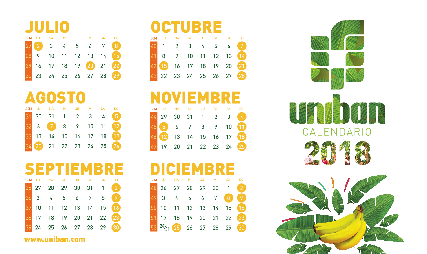 calendario 2 2018