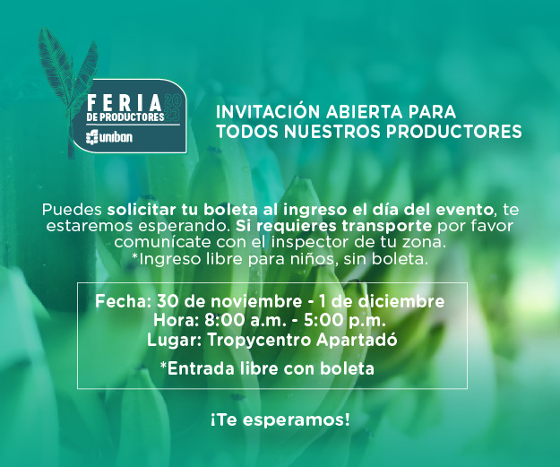 feria de productores unibán